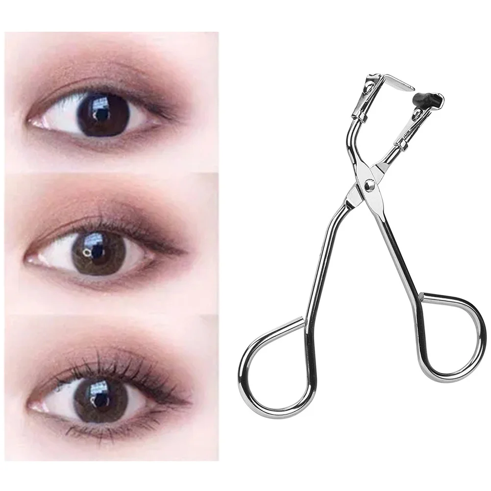 Partial Eyelash Curler Makeup Tools Curling Clip Sturdy Curlers Stainless Steel Silver Mascara Ready