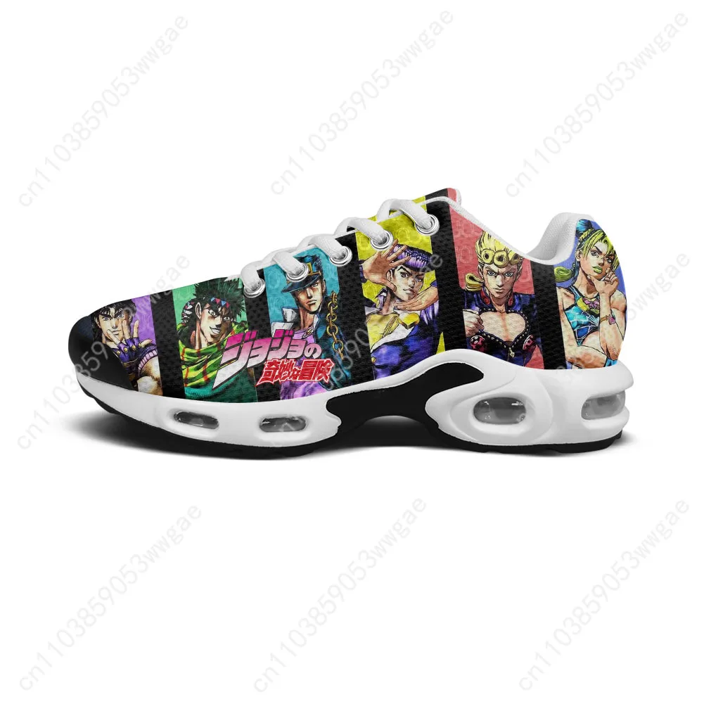 Jojo Lightweight Sport Shoe Air Cushion Sneakers Mens Womens Teenagers High Quality Cartoon Custom Made Leisure Mesh Sneakers