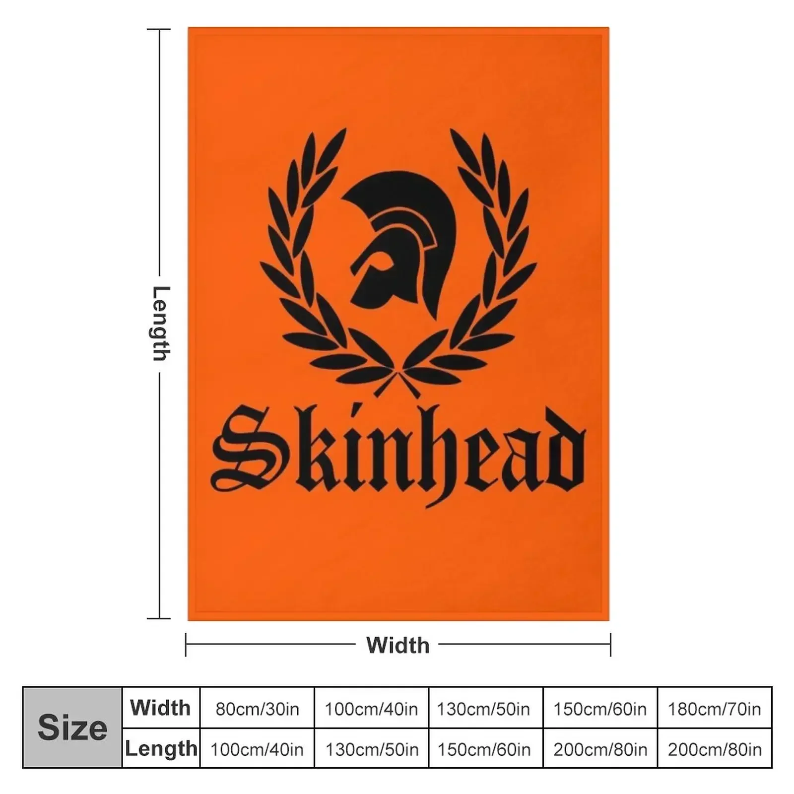 Skinhead A Message To You Throw Blanket cosplay anime Decorative Throw Blankets