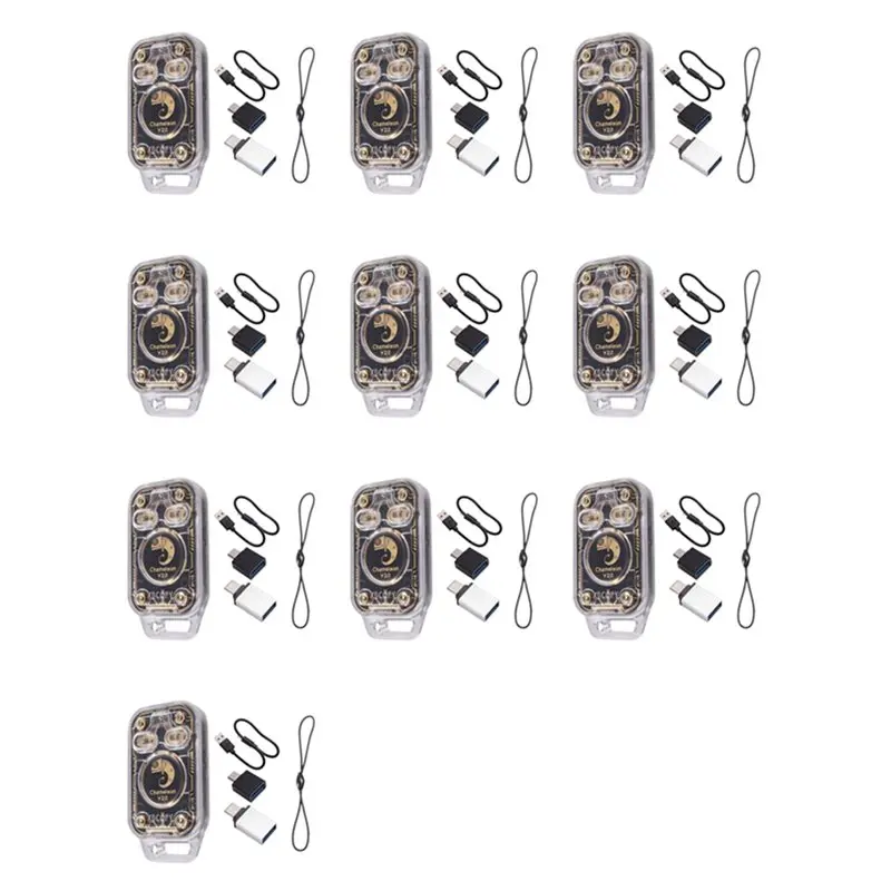 10X Chameleon V2.0 RFID Smart Chip Reader 125Khz 13.56Mhz Card Decode Duplicator Restart Chameleon Ultra V2.0-BTFL