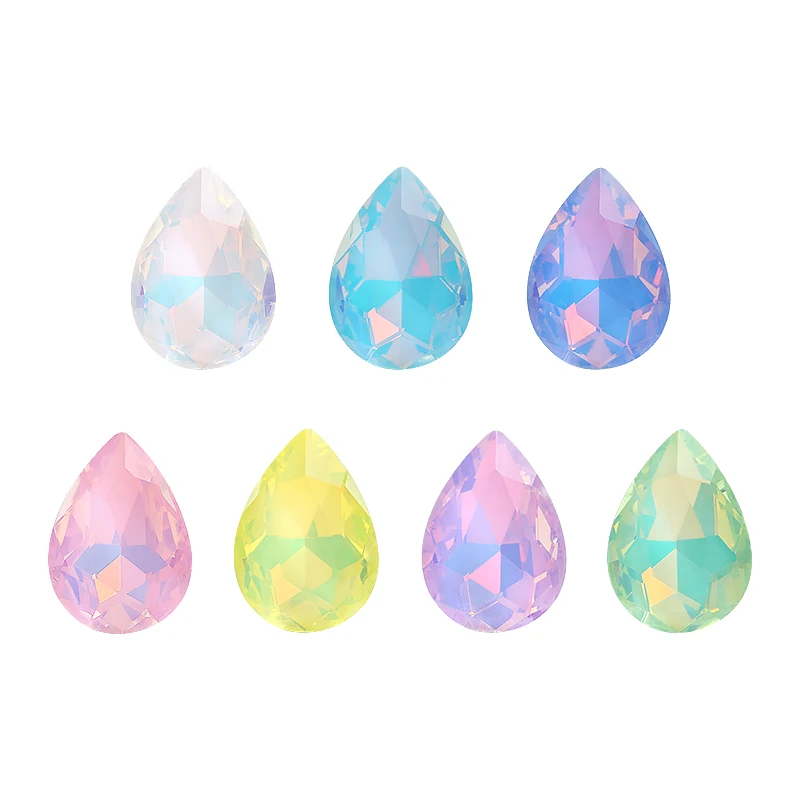 Drop Rhinestone Pointback Glass Gems Nail Art Crystal  Accessories Diamond Glue On Nail Crafts Stones DIY Fancy Jewelry Making