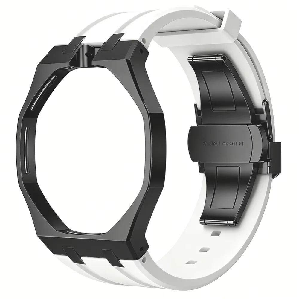 All-in-One Stainless Steel Case Silicone Strap For Swatch AP Royal POP Pocket To Wrist Conversion Kit Adapter Mod Accessories - view 3