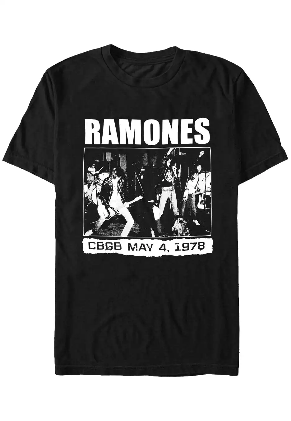 

Мужская и женская свободная футболка с короткими рукавами Ramones CBGB 1978 с графическим принтом, подходит для всех сезонов отдыха и роскоши.