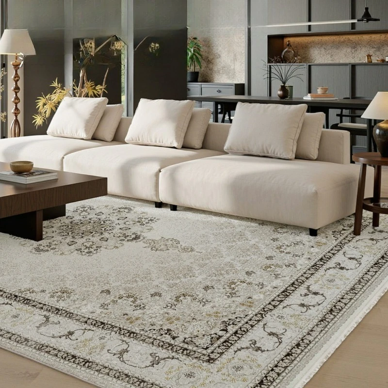 

Retro light luxury carpet, mansion senior living room carpet