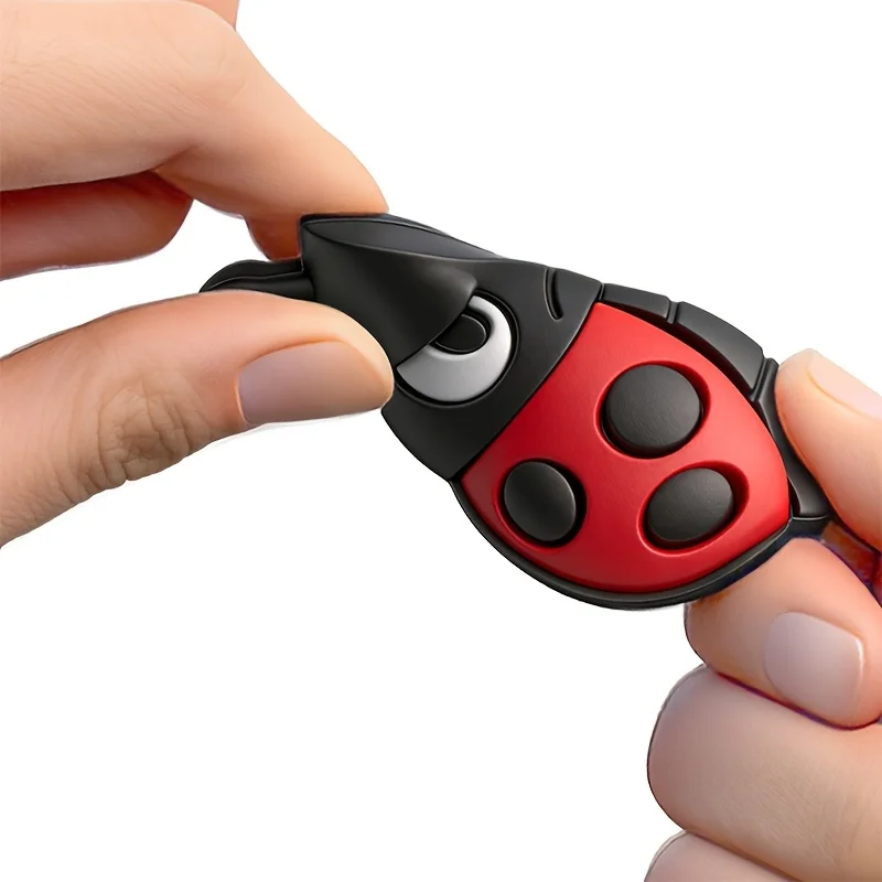 Cartoon Ladybug Car Door Anti-Collision Strip,3D Insect Shape Anti Scratch Protector Stickers,Universal Vehicle Exterior Decor