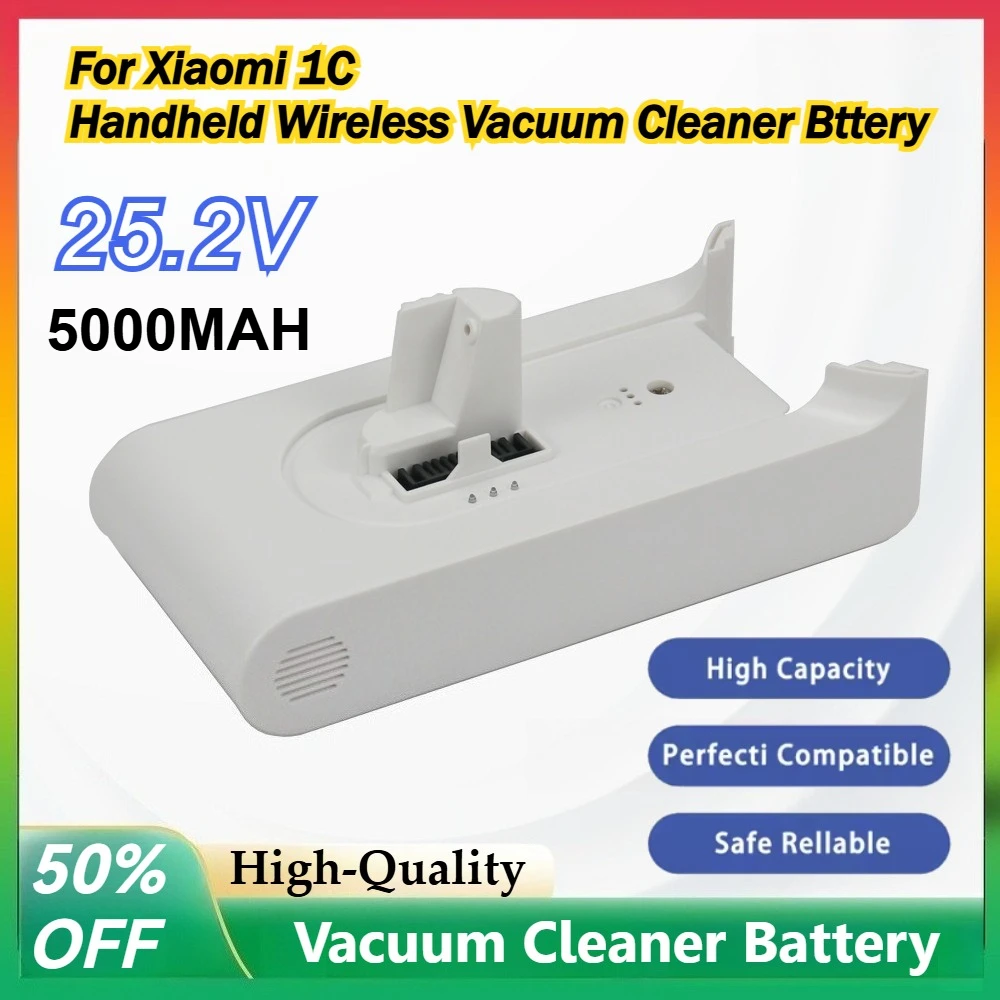 

25.2V 5.0Ah Rechargeable Battery 1C-P1916-SDI-25R for Xiaomi 1C Handheld Wireless Vacuum Cleaner Lite 1C SCWXCQ02ZHM 18650 Cell