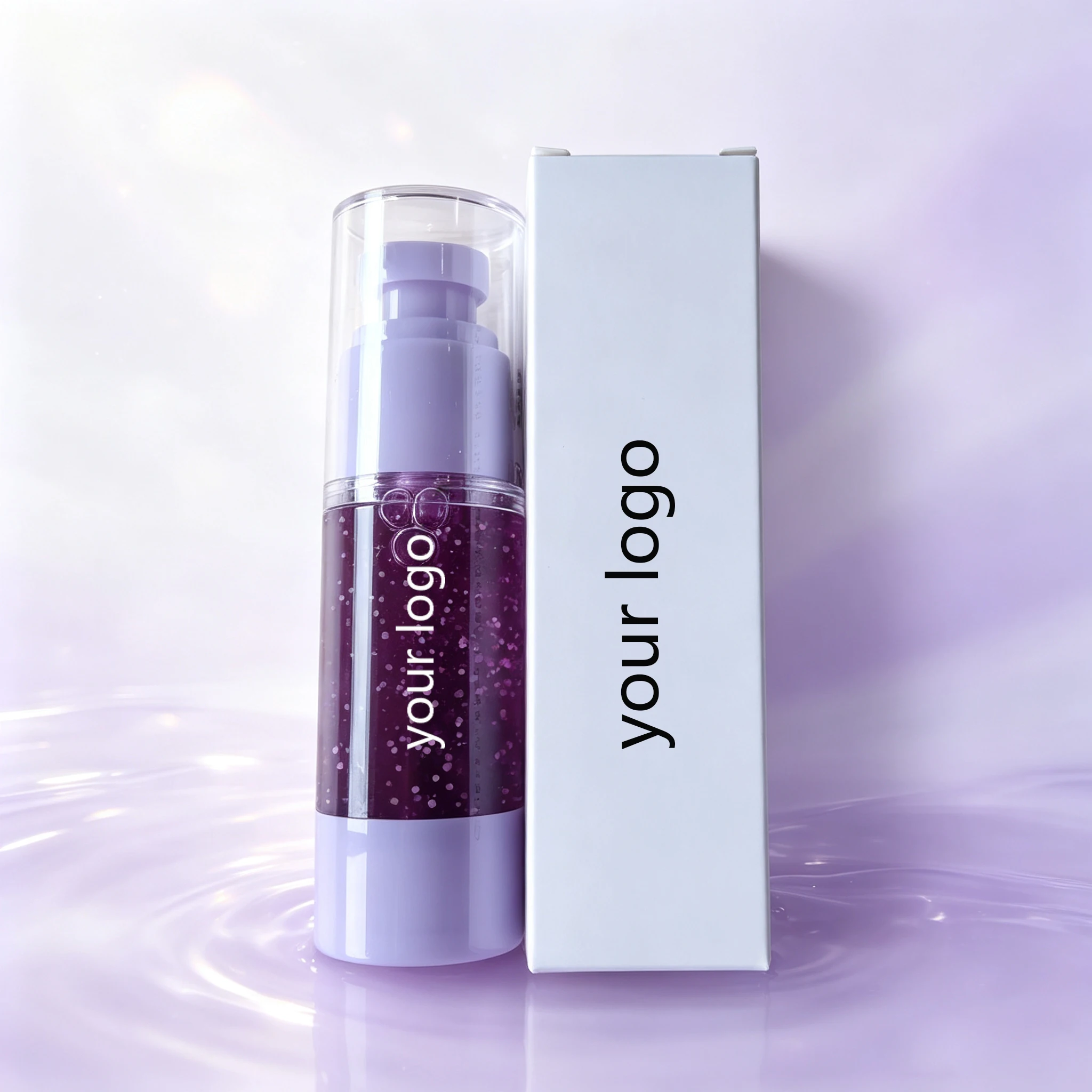 30ML Purple Anti Wrinkle Serum Private Label Custom Logo Vegan Face Makeup Skincare Wholesale Supplier