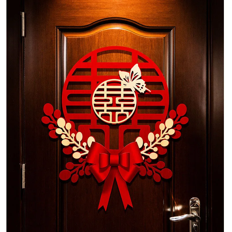 10Pcs/Set Xi Word Wedding Special Set Xizi Stickers Wedding Decoration Wedding Door Bedroom Door