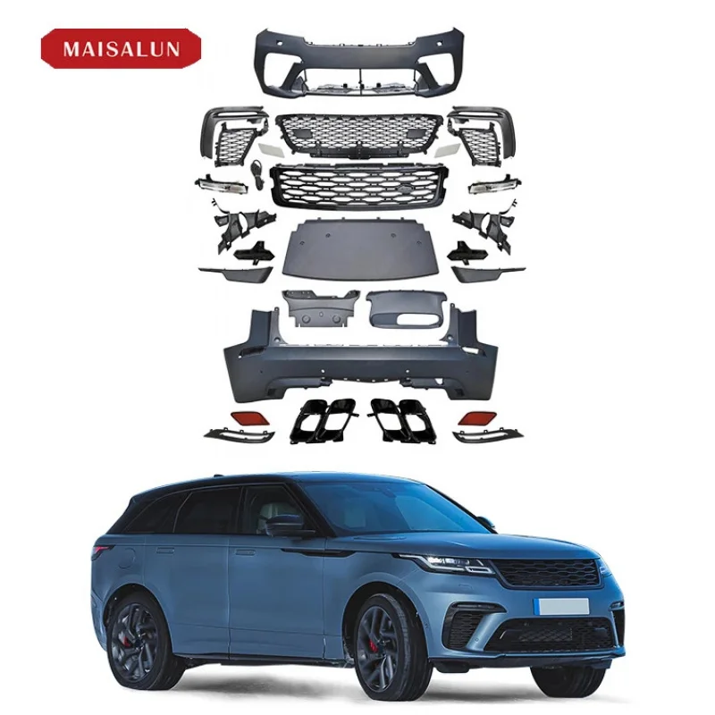 

Высококачественный комплект кузова для Land Rover Velar SVA 2017-2024 с решеткой переднего и заднего бампера