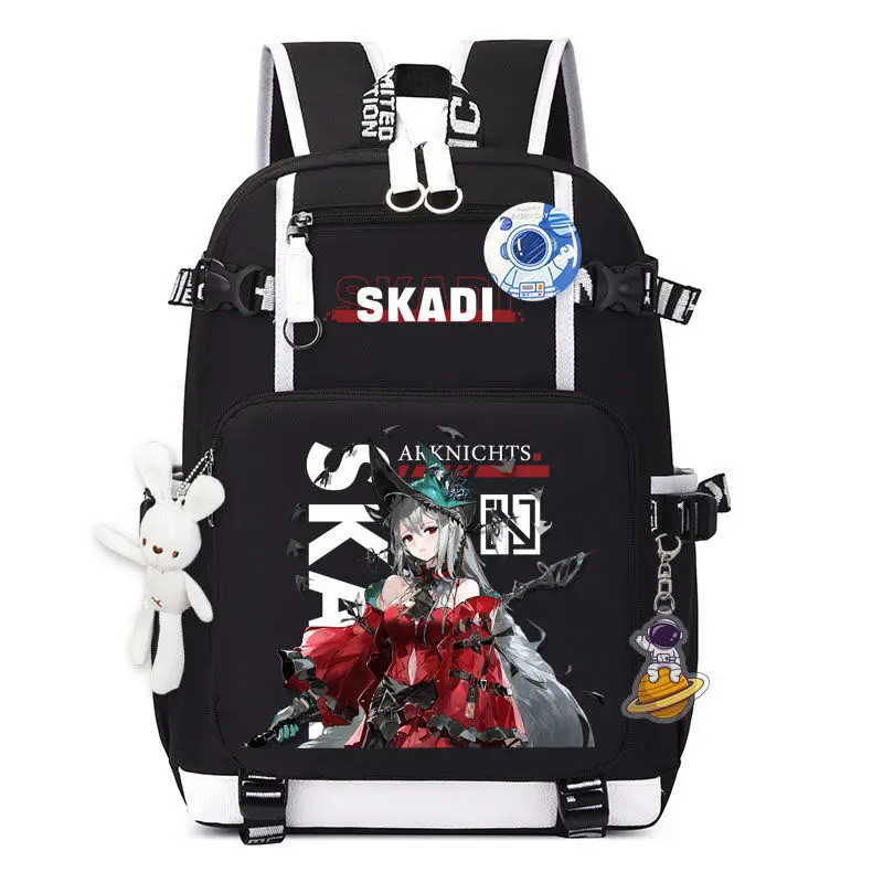 Arknights Anime Collaboration Backpack Cute Ultra-Light 3D Large Capacity Amiya Talula Double Shoulder Bag Anime