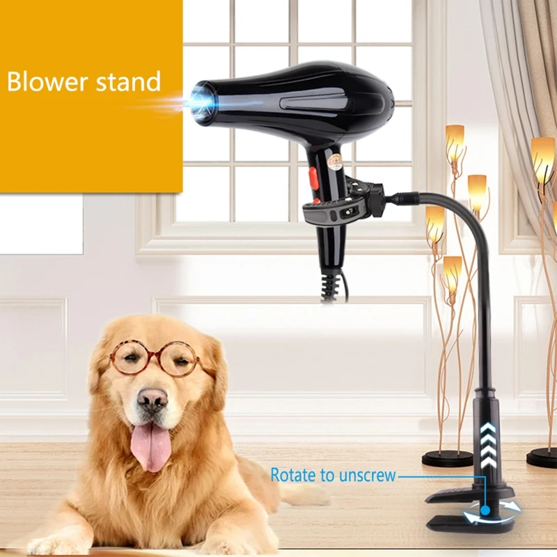 Pet Hair Dryer Holder Hands Pet Hair Dryer Stand for Grooming Salon