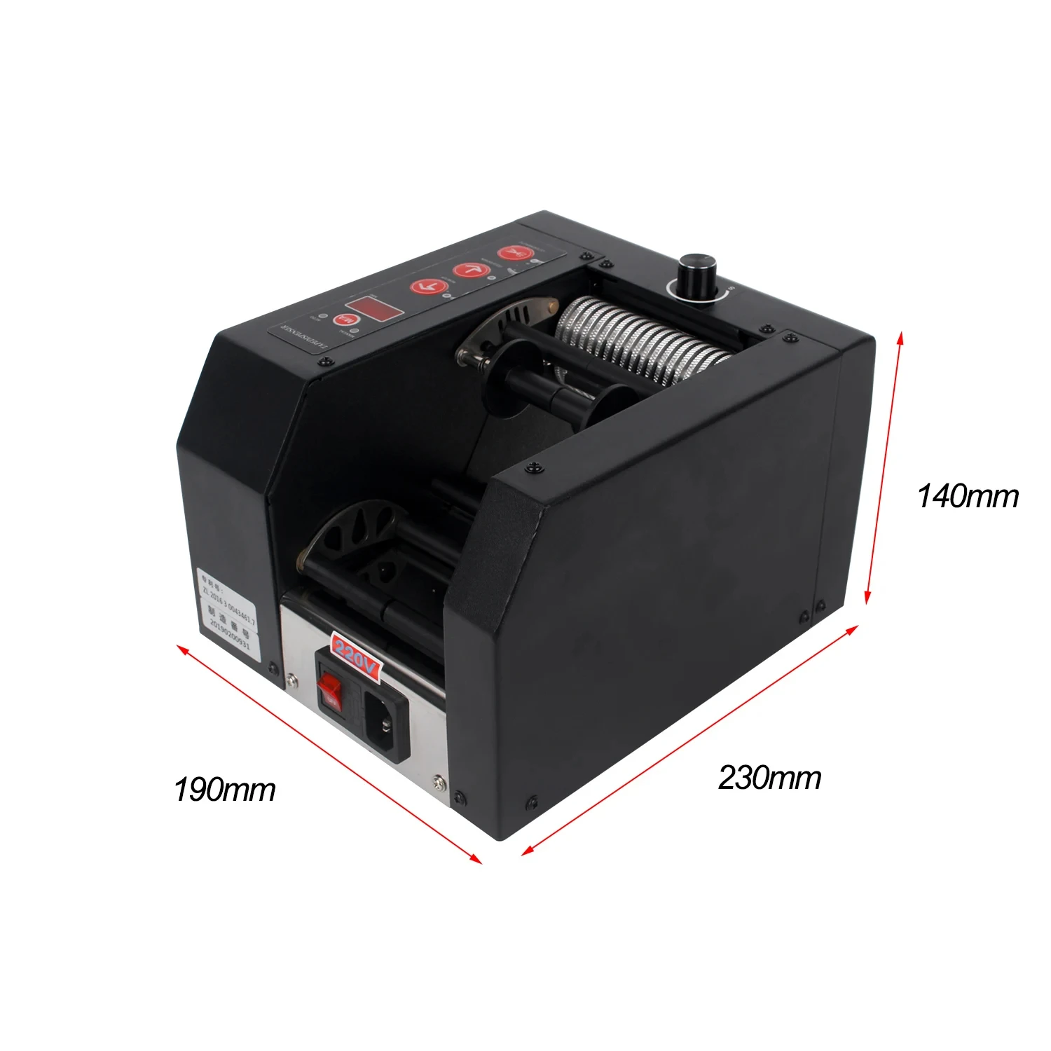 

ZCUT-150 Automatic Tape Cutting Machine 8-150MM Paper Cutter Tape Dispenser Packaging Machine