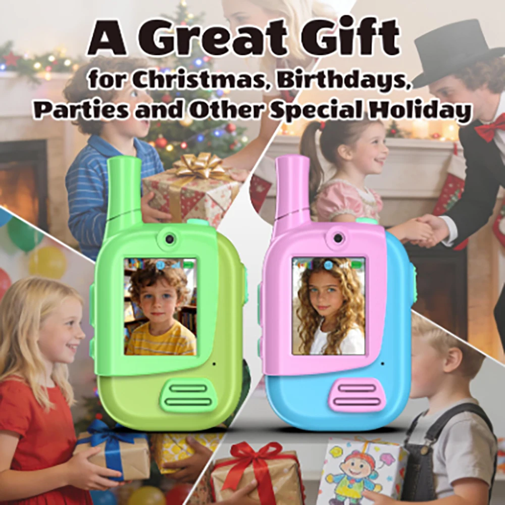 walkie-talkie-video-per-bambini-confezione-da-2-con-modulatore-di-voce-per-giocare-in-casa-campeggio-escursioni-viaggi-regalo-di-compleanno-perfetto