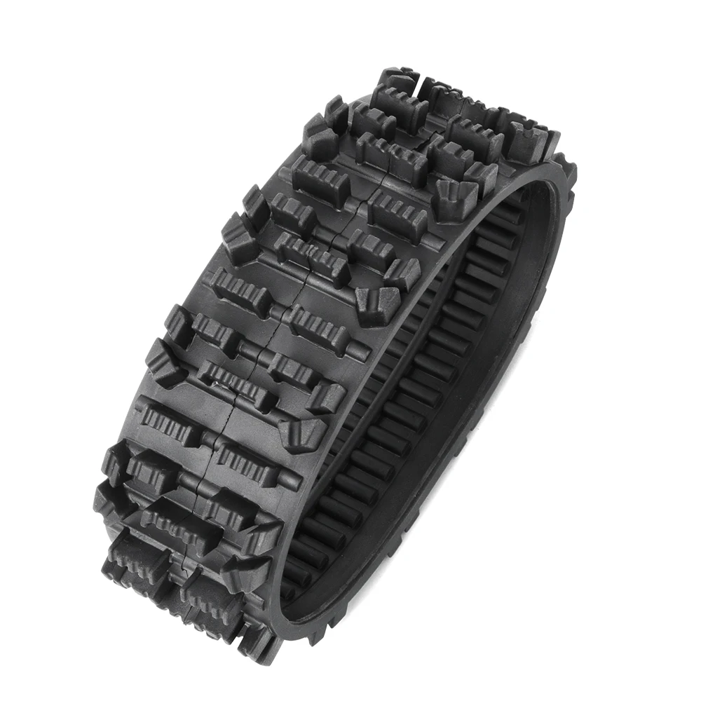 RC Aluminum All Terrain Track Muddy Road Snow Tires For 1/10 RC Crawler Car Traxxas TRX4 SCX10 D90 Defender Upgrade Parts