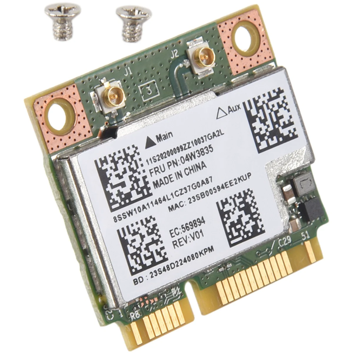 BCM943228HMB 04W3764 WIFI Wireless Bluetooth 4.0 Half MINI PCI-E Card Compact for Lenovo E130 E135 E330 E335 E530 E535