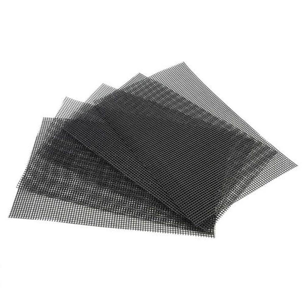 

5 Pieces of 30 x 20 cm Garden Drainage Mesh Sieve Flower Pot Hole Mesh Mat Garden Drainage Mesh Hole Sieve