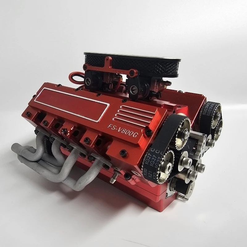 V8 eight-cylinder engine assembly version belongs to methanol engine RC engine model