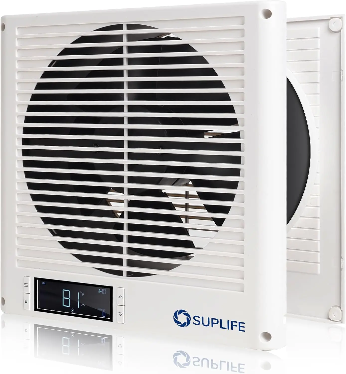 

8-футовый вентилятор для переноса воздуха в помещении для тихого циркуляционного воздуха, конструкция с реверсивным потоком воздуха, программируемая сквозная стена 300 куб. футов.