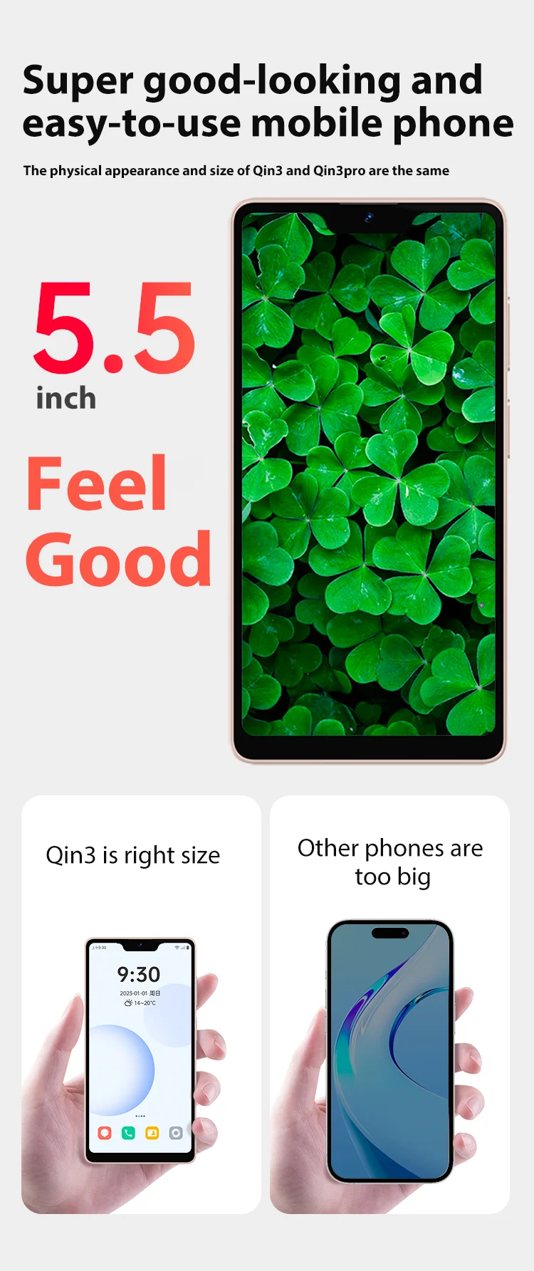 Google ชิป qin 3 Pro Android 12 MTK 3100 Ma จัดส่งฟรี