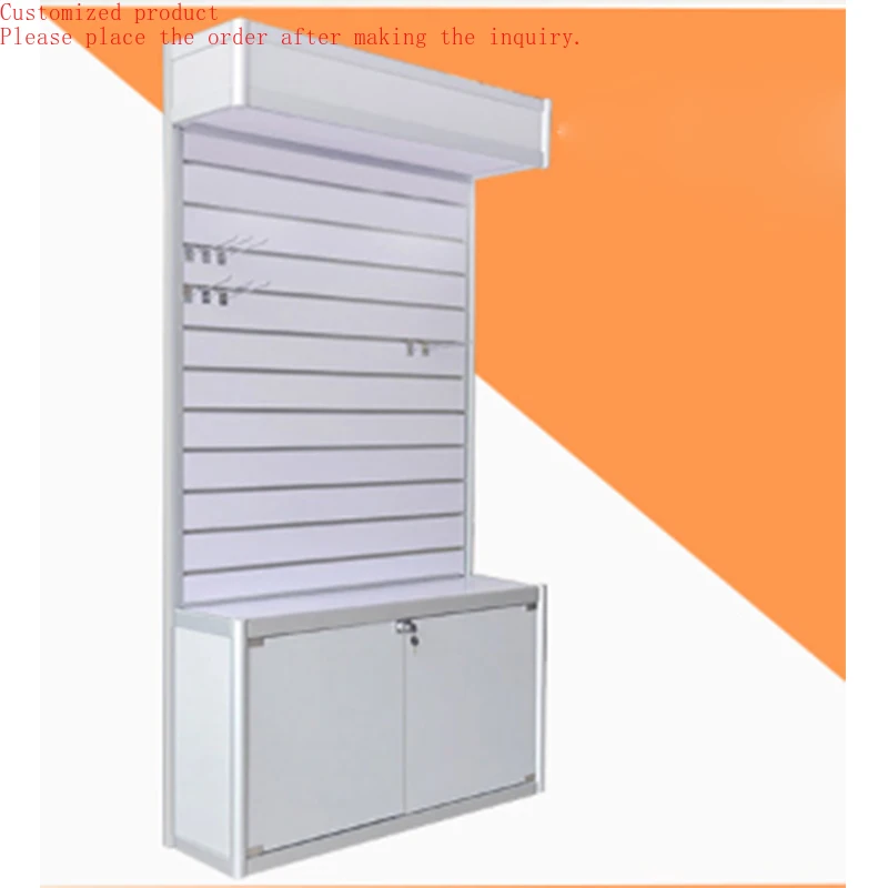 

Custom.Slatwall Backing Boutique Mobile Phone Accessories Display Stand/Hanging Display Stand