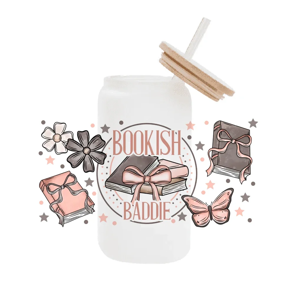 Simple Skull Read Books DTF Sticker Cups Cool Personalize UV Wrap Transfer Sticker Custom Labels DIY Selfadhesive Waterproof