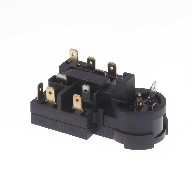 [MOA]1Pcs Black QP3-12A Refrigerator Starter Compressor Overload Protector Start Relay For Refrigerator Accessories[MOA]