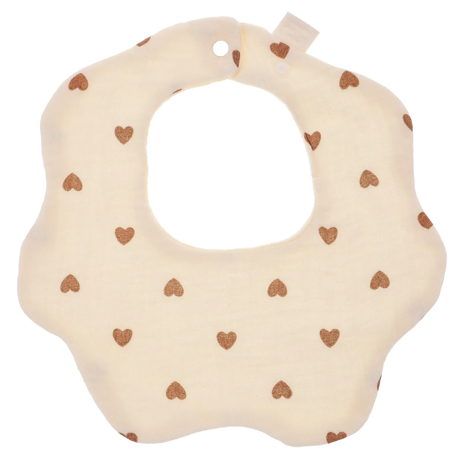 

Toddler Bib Cotton Soft Breathable Baby Drool Bib for Feeding Spill Protection Snap Closure Comfortable Fit Newborn to 24 Months