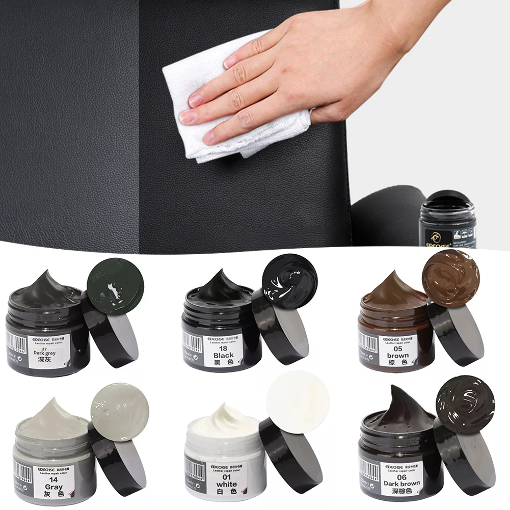 50ml Professional DIY Leather Repair Gel Quick Drying Leather Renovation Gel,Scratch Wear Resistant Leather Repaire Gel