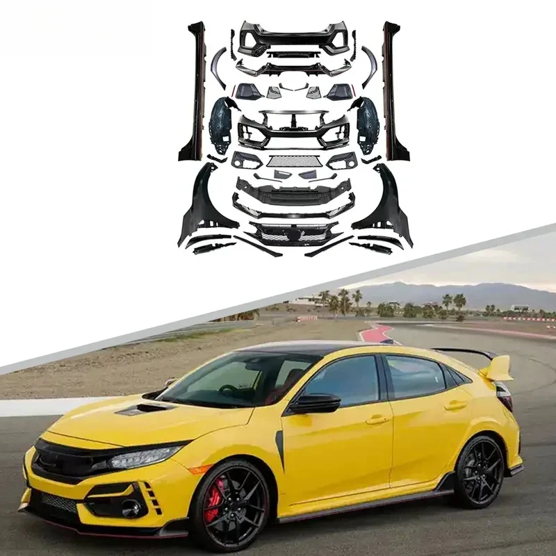 

2020 Type-R Style 1-1 Wide Body Kit For s CIVICs Sedan 2016-2022