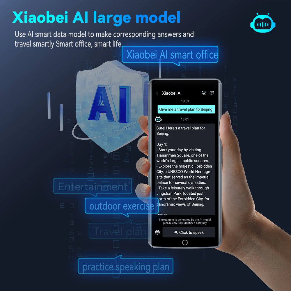 VORMOR A50 Portable 4G AI Smart Translator IPS Display 5.5