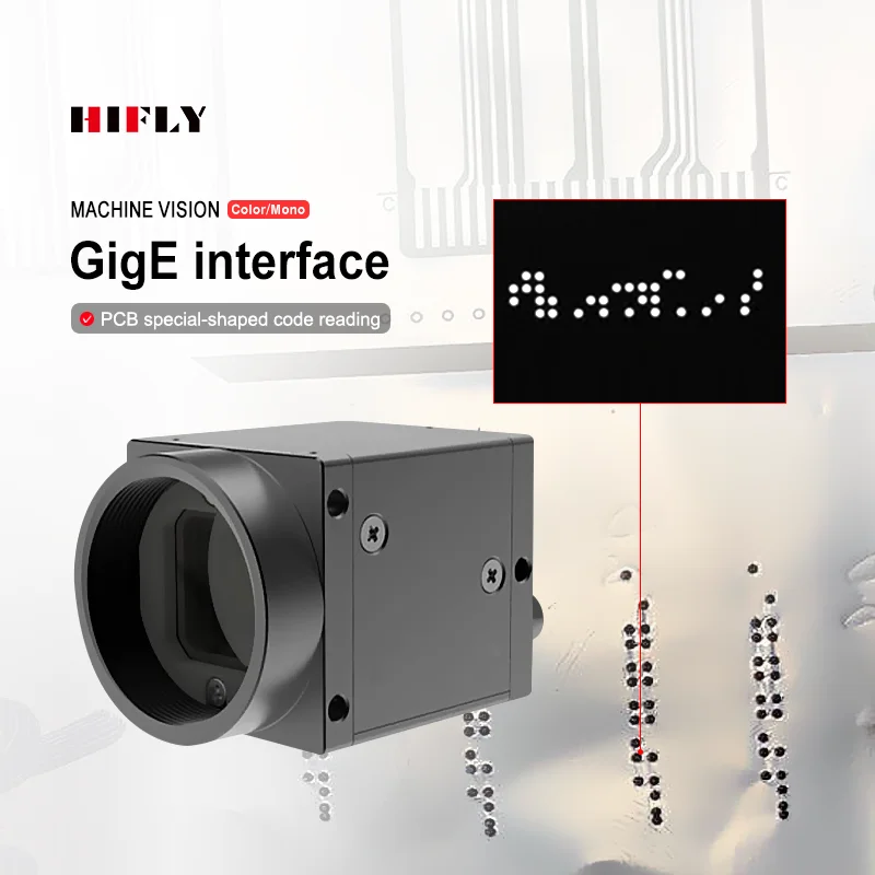 

HIFLY PCB Special-Shaped Code Reading 7.5FPS 16MP 1/2.3" Rolling Shutter GigE Machine Vision Industrial Camera