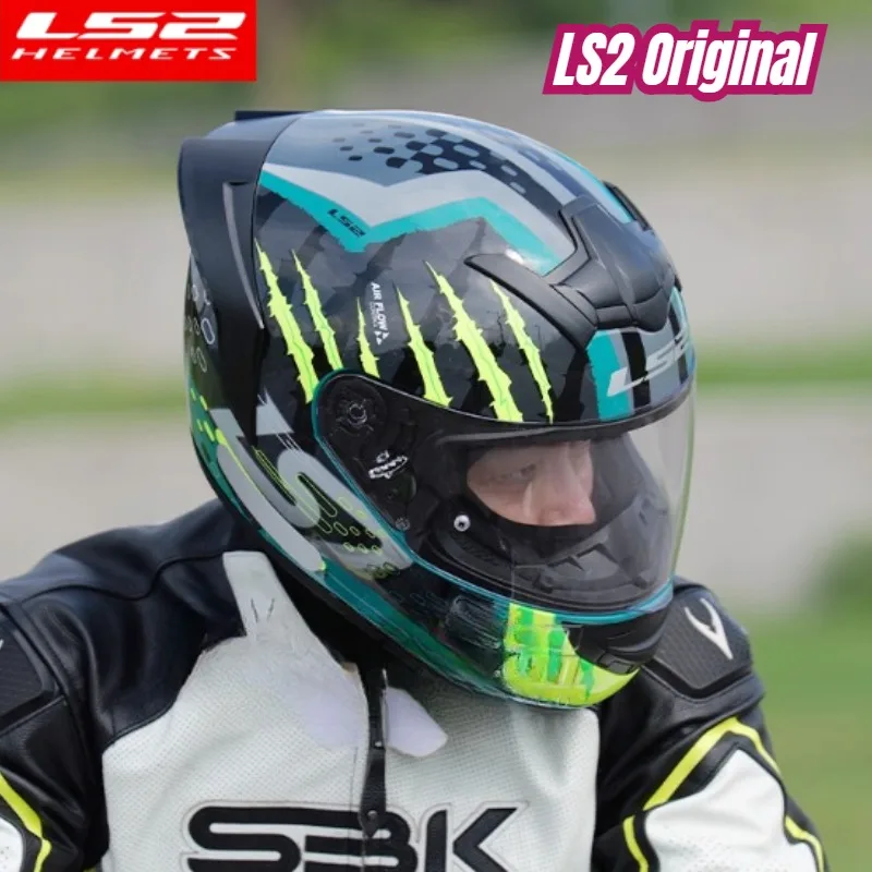

Original LS2 FF352 Motorcycle Helmet Ls2 STORM Full Face Helmets Kaciga Casco Moto Capacete with Fog-free System