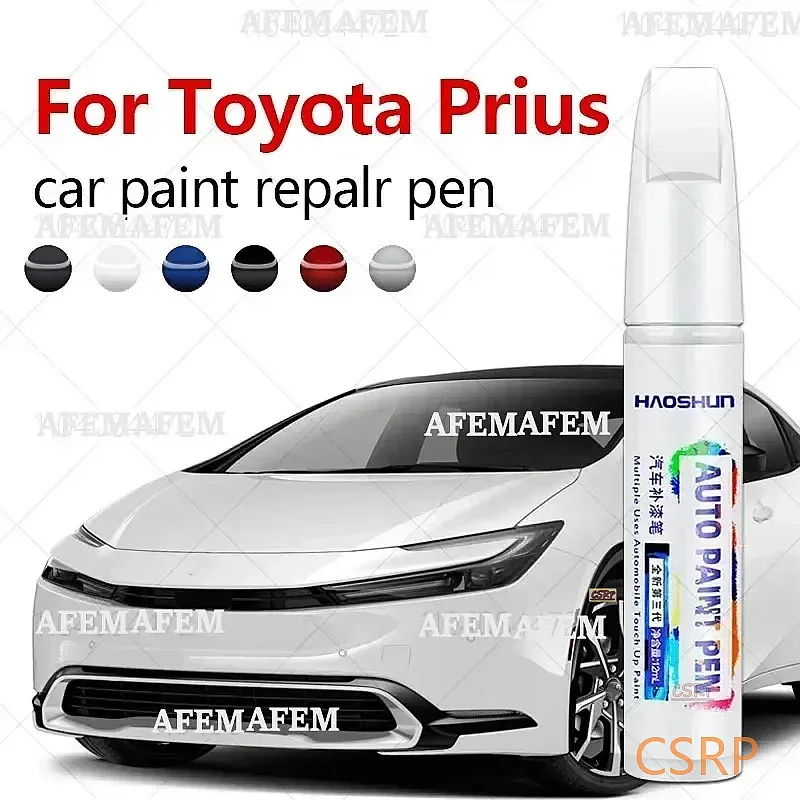 Paint Repair Pen Touch Up Scratch Remover DIY Auto Accessories Black White For TOYOTA Prius 1997-2025  NHW20 ZVW30 ZVW50 ZVZ10