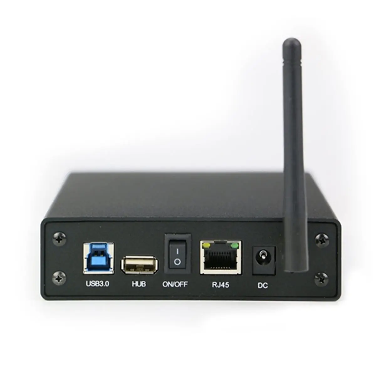 A49T 3.5'' HDD SSD Enclosure Portable USB3.0 Rj45 Ethernet NAS Network Streaming Server Storage for Case UK Plug