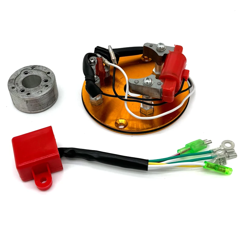 Motorcycle Magneto Coil Inner Rotor Stator Kit For LF YX 50/110/125/150/160CC Scooter Go Kart ATV Quad Horizontal Engine