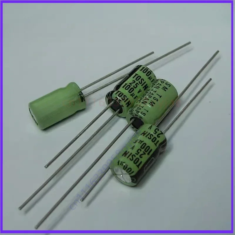 For tosin dat master tape recording reference 100uf 25v 6x11 out-of-print old electrolytic capacitor