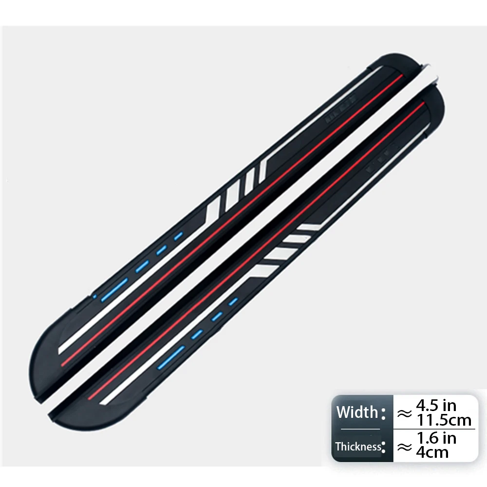 Barre gradini in alluminio per pedane Rivian R1S 2025 Pedale passo laterale senza accessori di perforazione