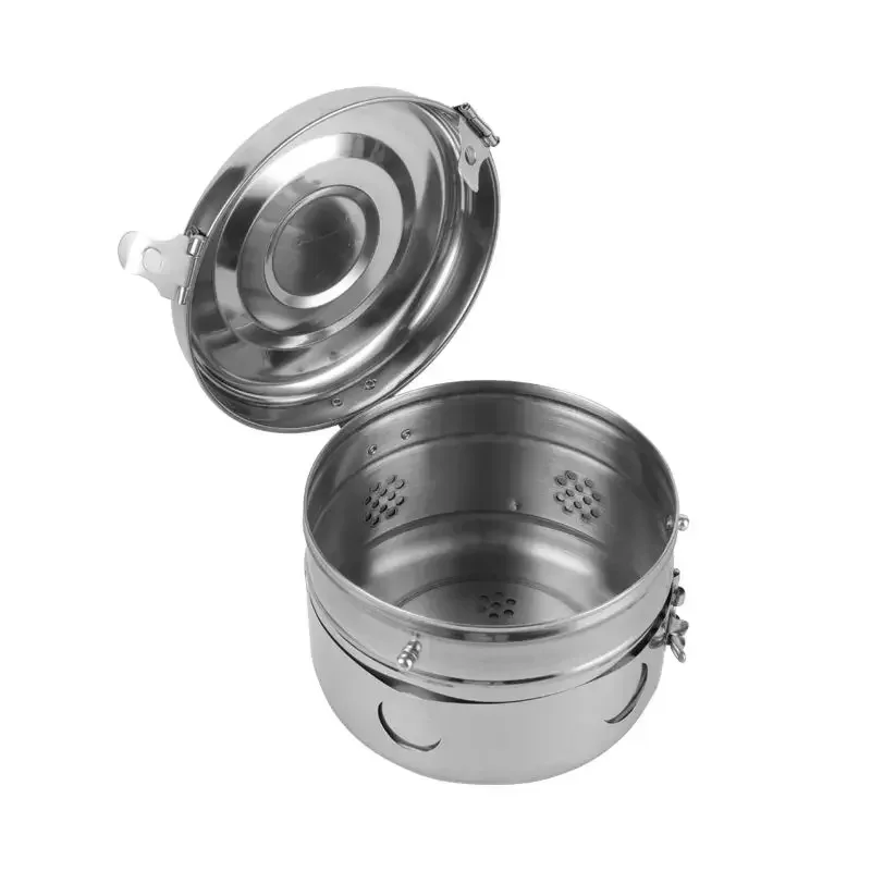 

stainless steel box case with cover bucket cotton Gauze sterilizing cylinder storage case tank