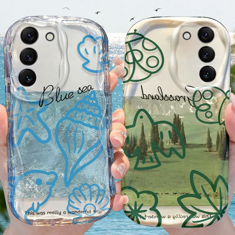 Ladybug Line Art Phone Case for Samsung Galaxy S26 S25 S24 Plus S23 Ultra S22 S21 S20 FE A73 A71 4G A57 A56 A55 A54 5G A53 Cover