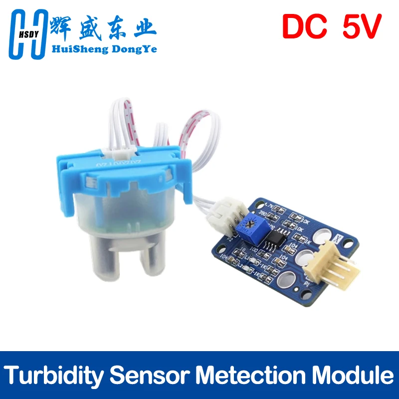 Turbidity Sensor Metection Module Water Qualitodule Mixed Water Dy Test Turbidity Transducer DC 5V