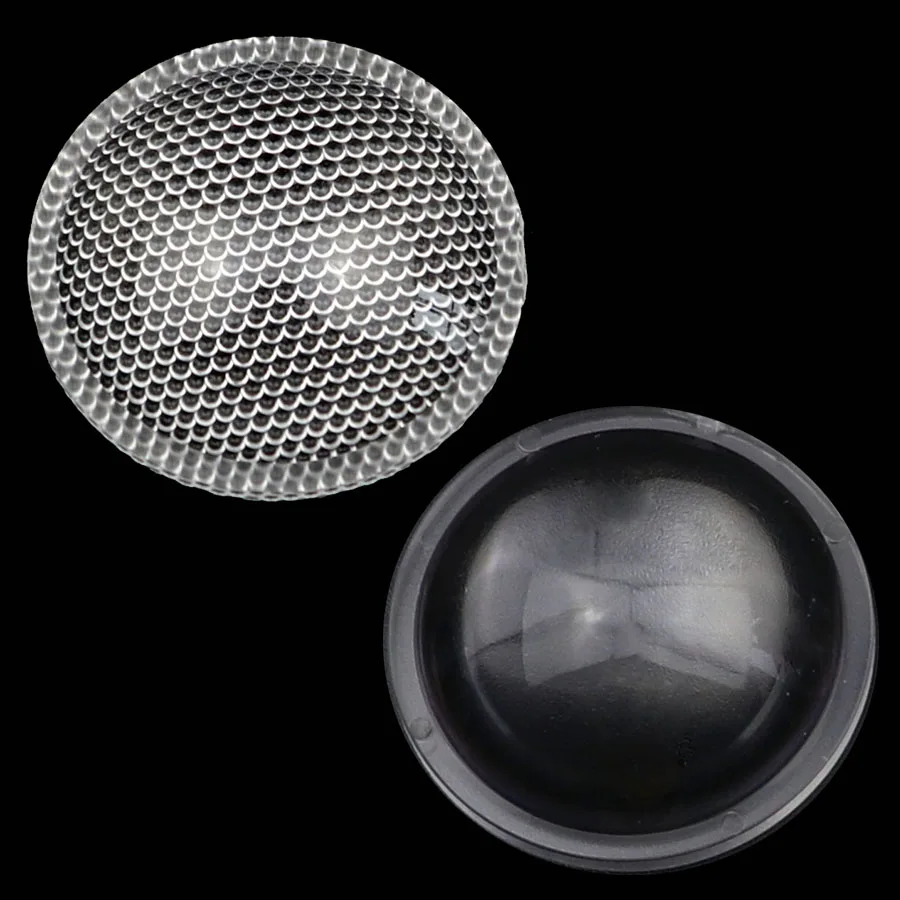 High Focus Bead Flat Surface Convex Lens Smooth surface 22/23/38mm Flat Bottom Condenser for High Power LED Lighting