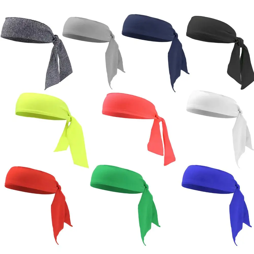 10 colors Outdoor Headwear Head Tie Yoga Hair Ribbon Jogging Sport Sweatband Pirate Headbands Sports Sweat Headband