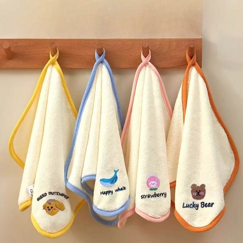 Baby-Specific Small Face Towel for Children – Ultra-Soft Square Washcloth More Absorbent & Faster-Drying Than Regular Cotton