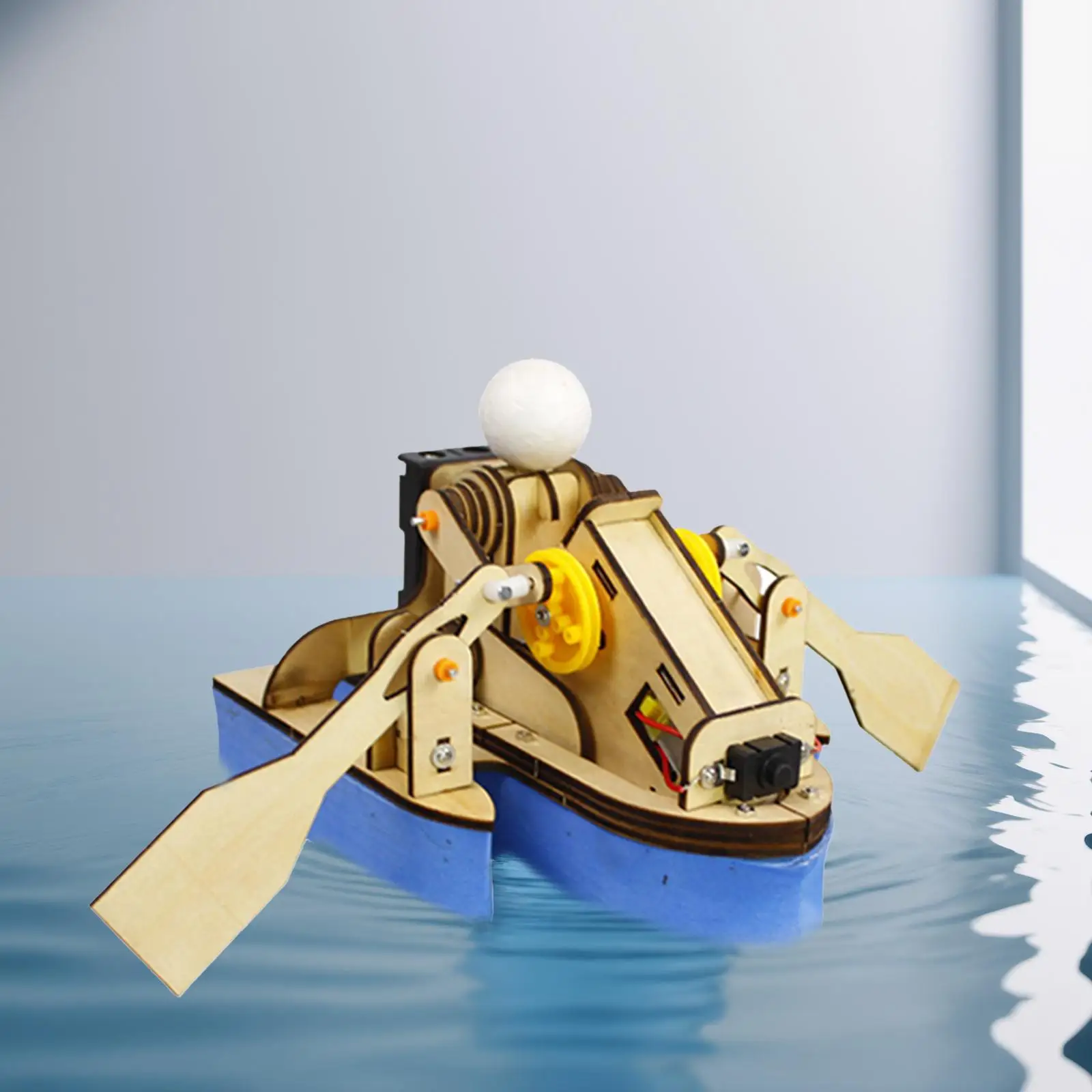 

Mini Boat Model Kits DIY Assembly Party Favors Teaching Aids Developmental Toy Educational Crafts Wood Puzzles Kids Adults Gift