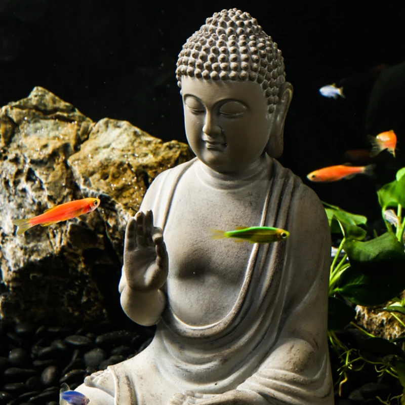 Zen Retro Buddha Statue Creative Decoration