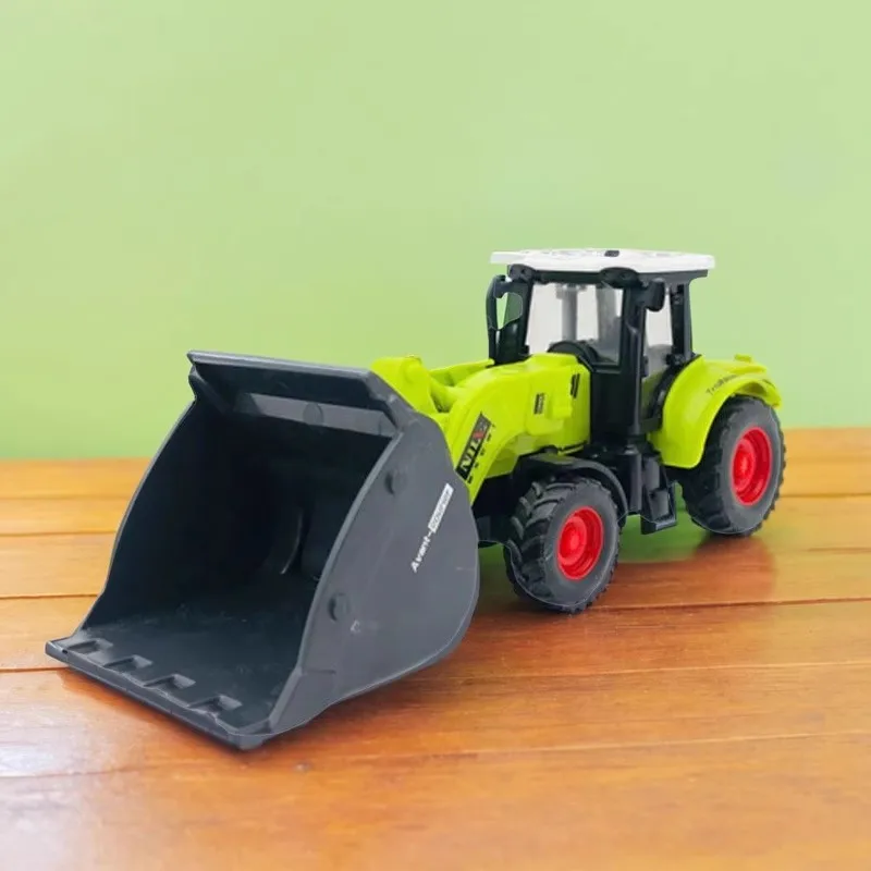 Children\'s Farmers Toy Car Tractor Inertia Harvesting Wheat Looser Transportation Car Simulation Field Engineering Car Model