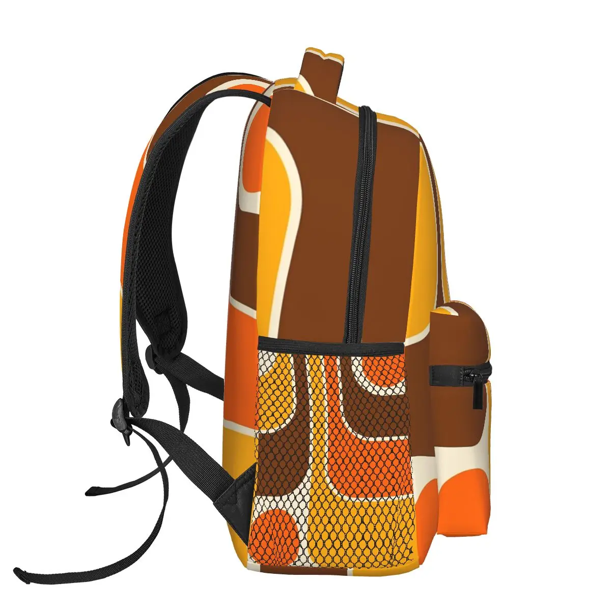 Mochilas de diseño geométrico Retro Para Niños y Niñas, mochilas escolares de dibujos animados, mochila de viaje, bolso de hombro de gran capacidad