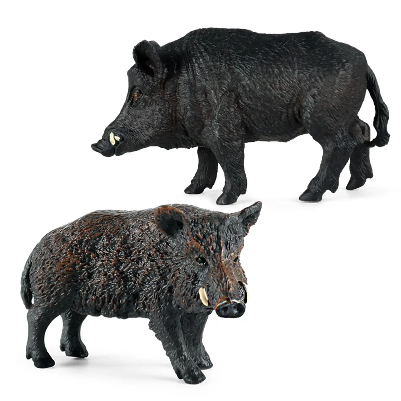 Wild Boar Ornament Animal Model Garden Statue Dollhouse Accessories Jungle Forest Animals Toy for Desktop Decoration Dining Room