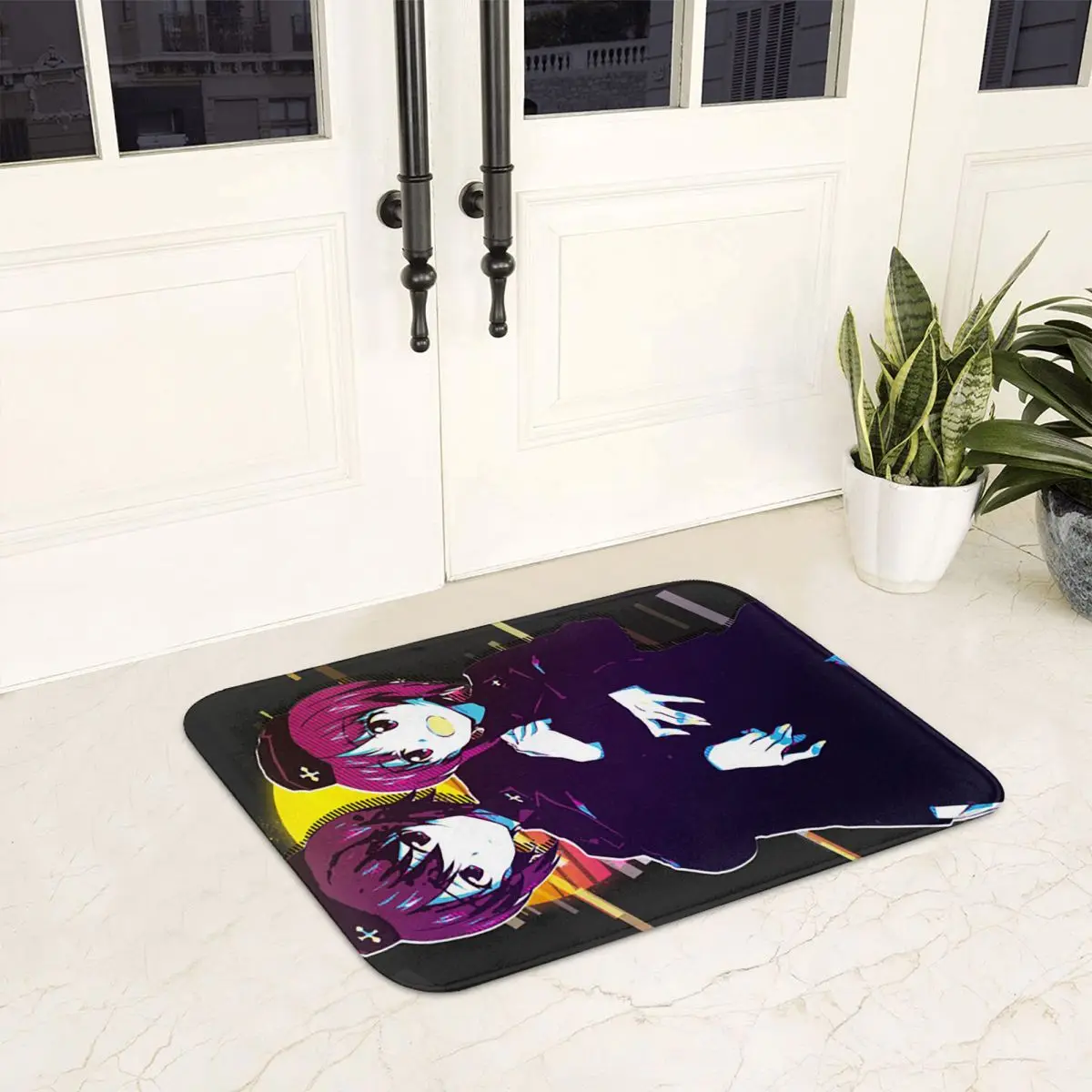 Нескользящий коврик для двери с рисунком девушки Und Panzer Maho Nishizumi и Miho Nishizumi, напольный коврик, ковер для кухни, вход, коврик для ног