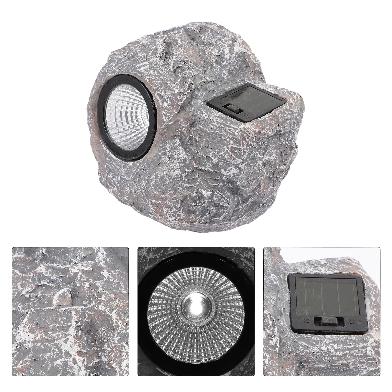 

Stone Lamp Resin Outdoor Lanterns Garden Lights Powered Solar Panel for Yard Lawn Courtyard LED Lighting Decorative Solar Lamps